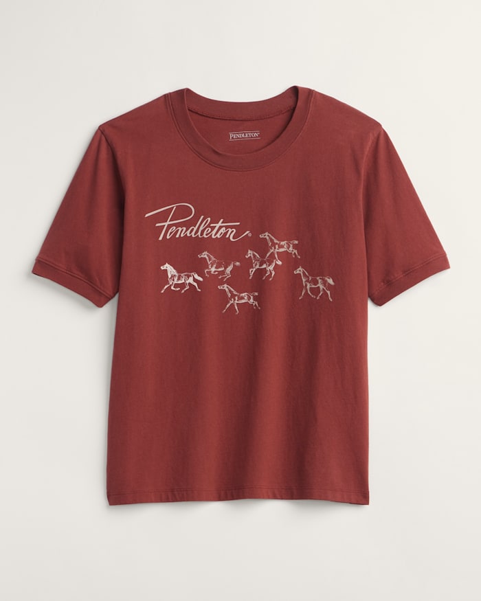 WOMEN'S DESCHUTES WILD HORSES TEE